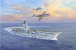 HMS BULWARK with Sea Hawks